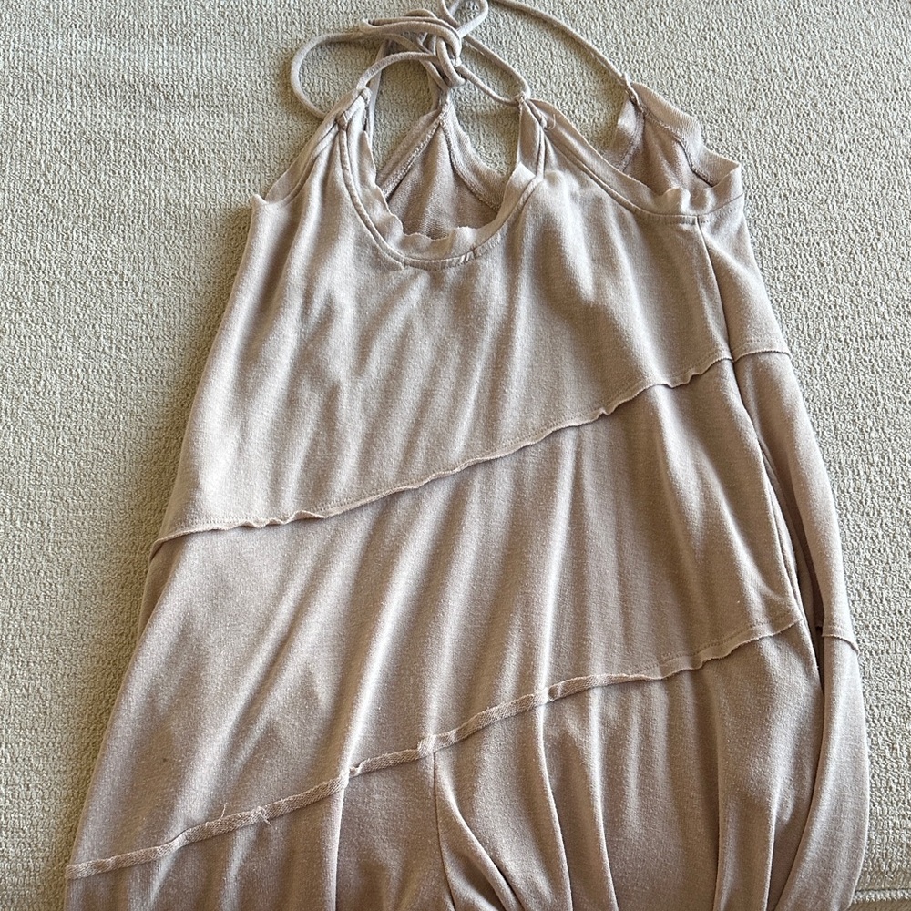 Three Bird Nest Stylish Cream Jumpsuit - Picture 4 of 6
